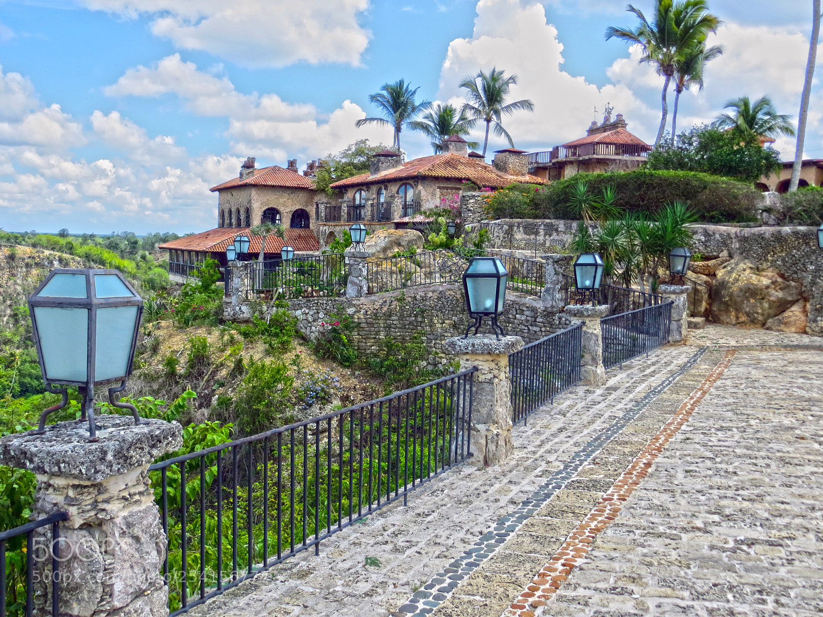 Canon PowerShot SX260 HS sample photo. Town in dominican republic photography