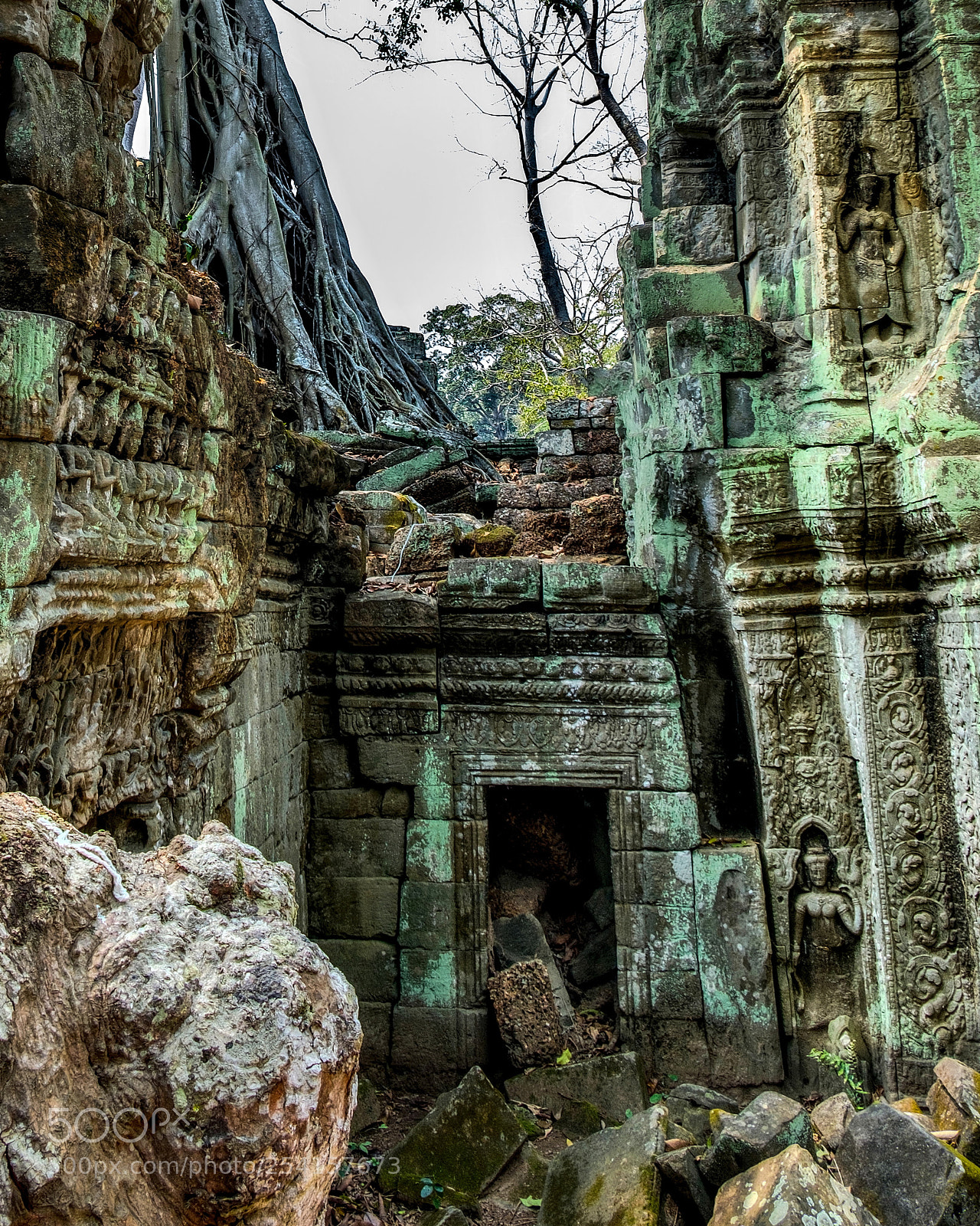 Fujifilm X-T2 sample photo. Ta prohm temple ruins photography