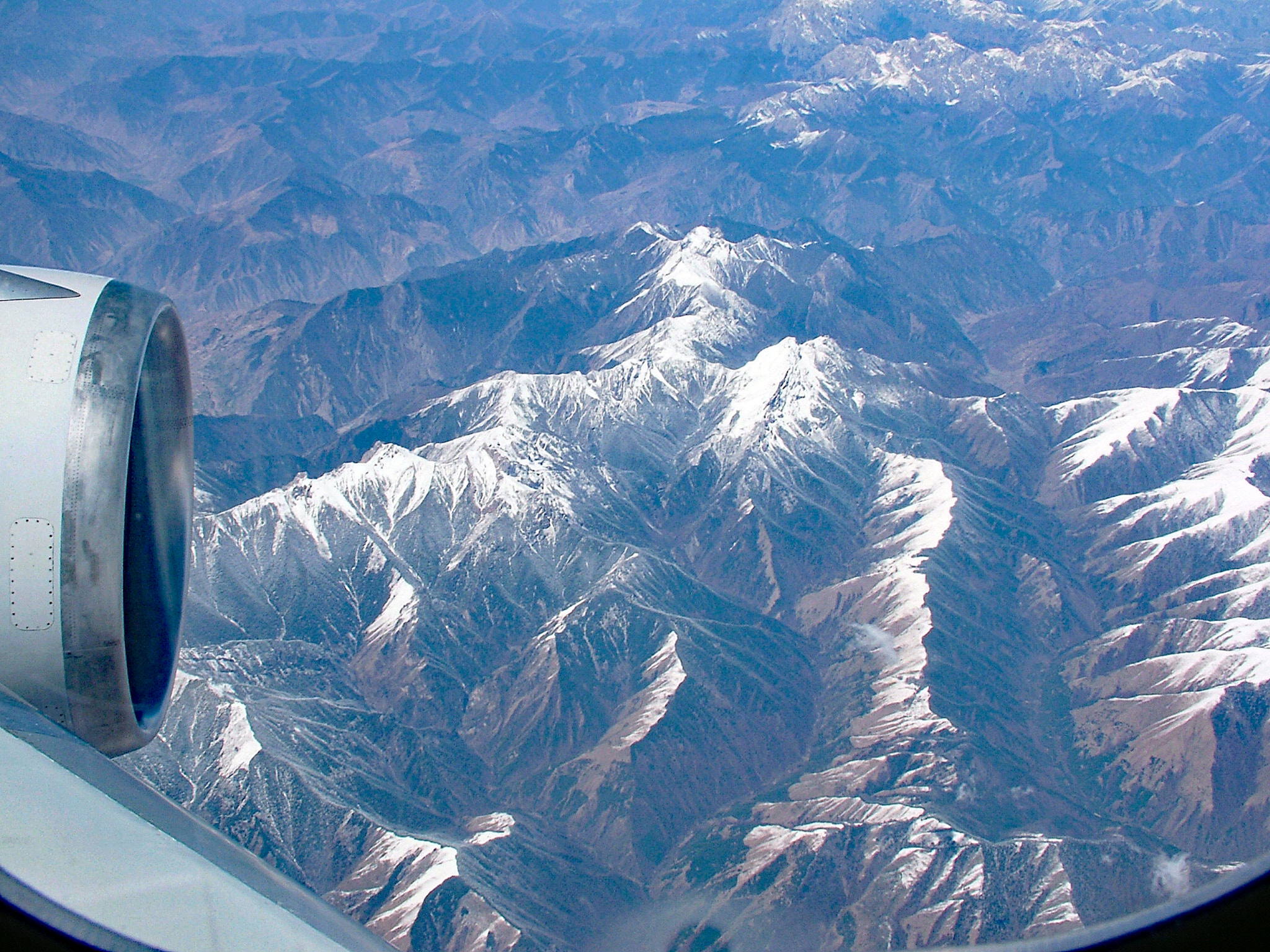 Fujifilm FinePix S20Pro sample photo. Flying over the himalaya range photography