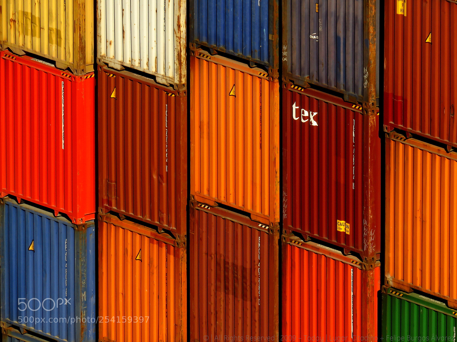 Canon PowerShot SX60 HS sample photo. Container rainbow photography