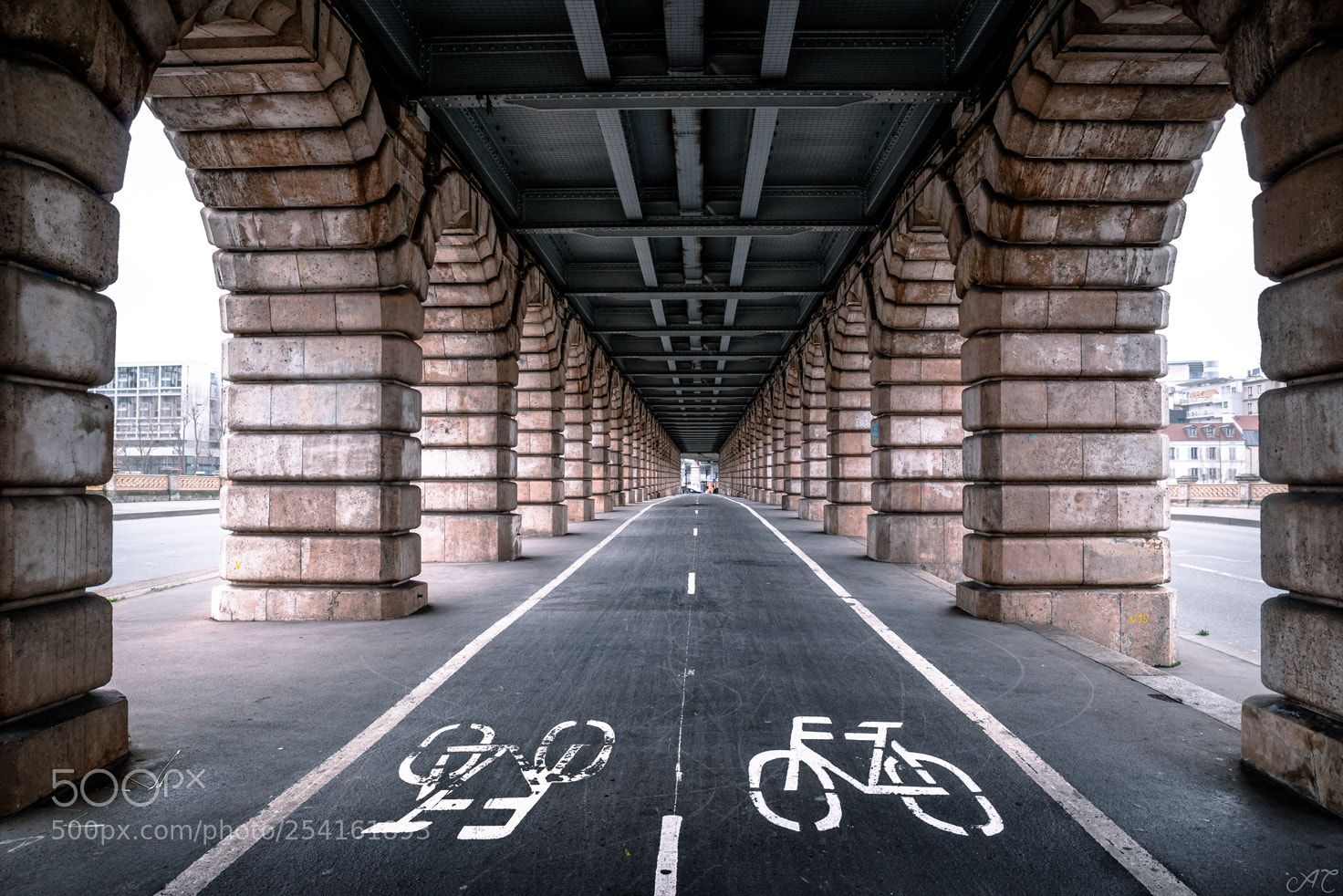 Nikon D800 sample photo. Under the bridge, paris photography