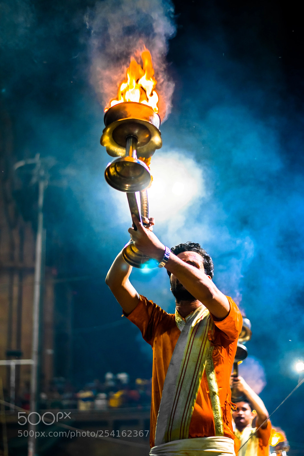 Nikon D5300 sample photo. Ganga aarti, varanasi photography