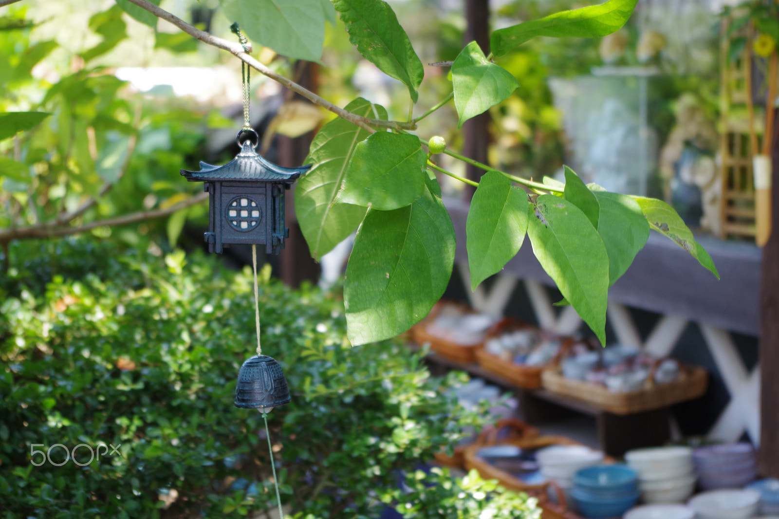 Pentax K-S1 sample photo. Japanese wind bell photography