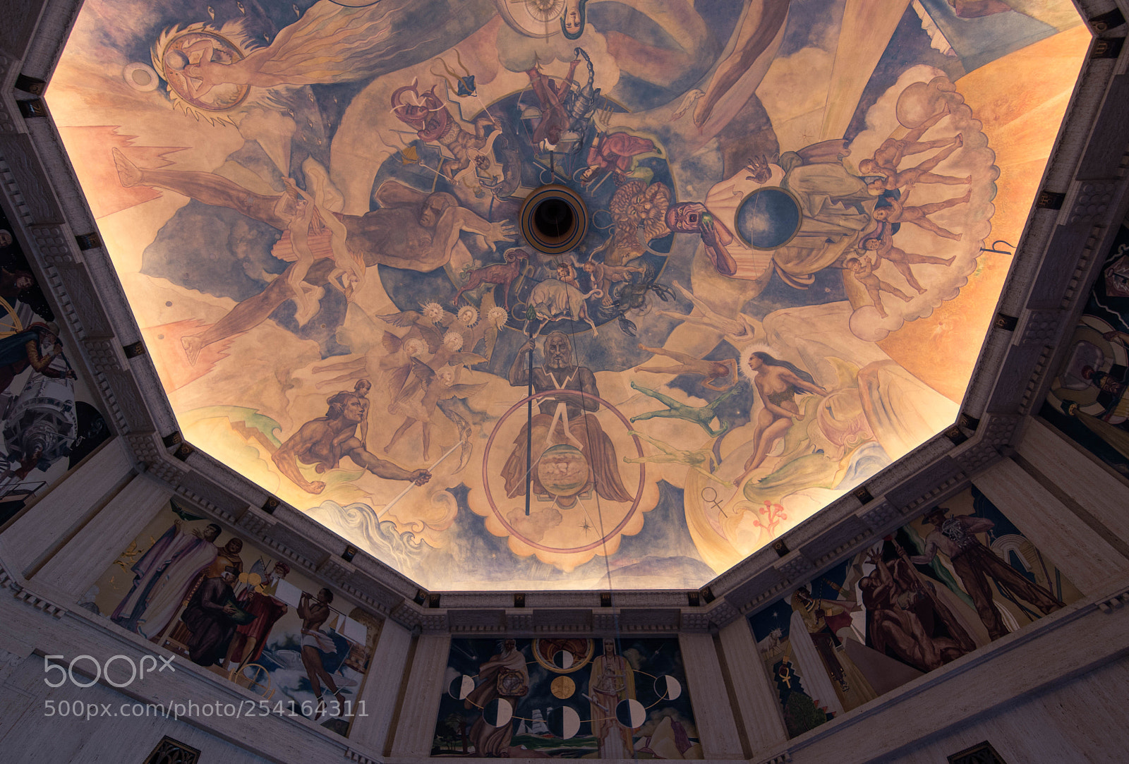Nikon D7200 sample photo. Griffith observatory atrium photography