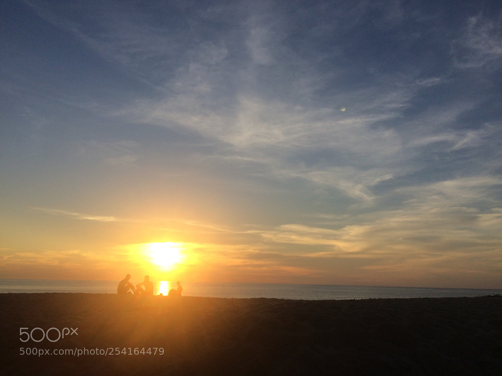 Apple iPhone 5s sample photo. Family watching sunset at photography