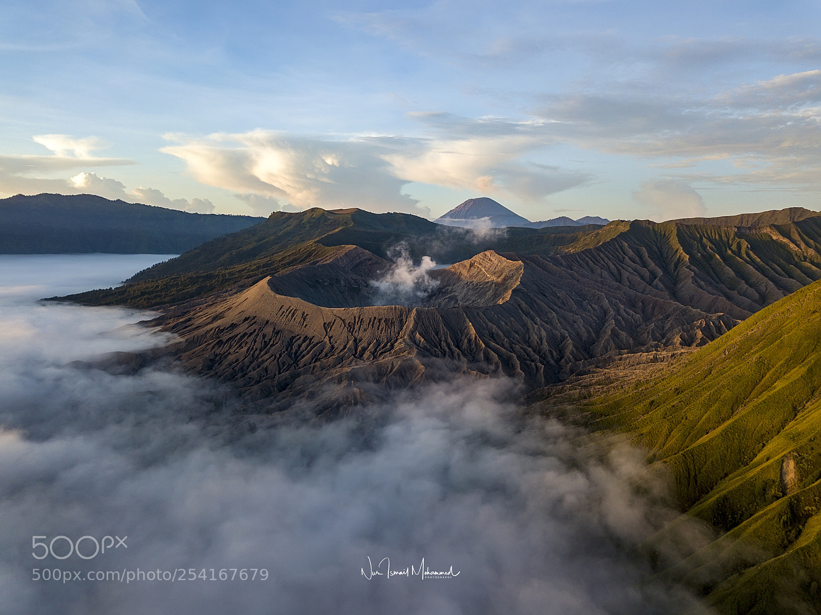 DJI FC220 sample photo. Mount bromo photography