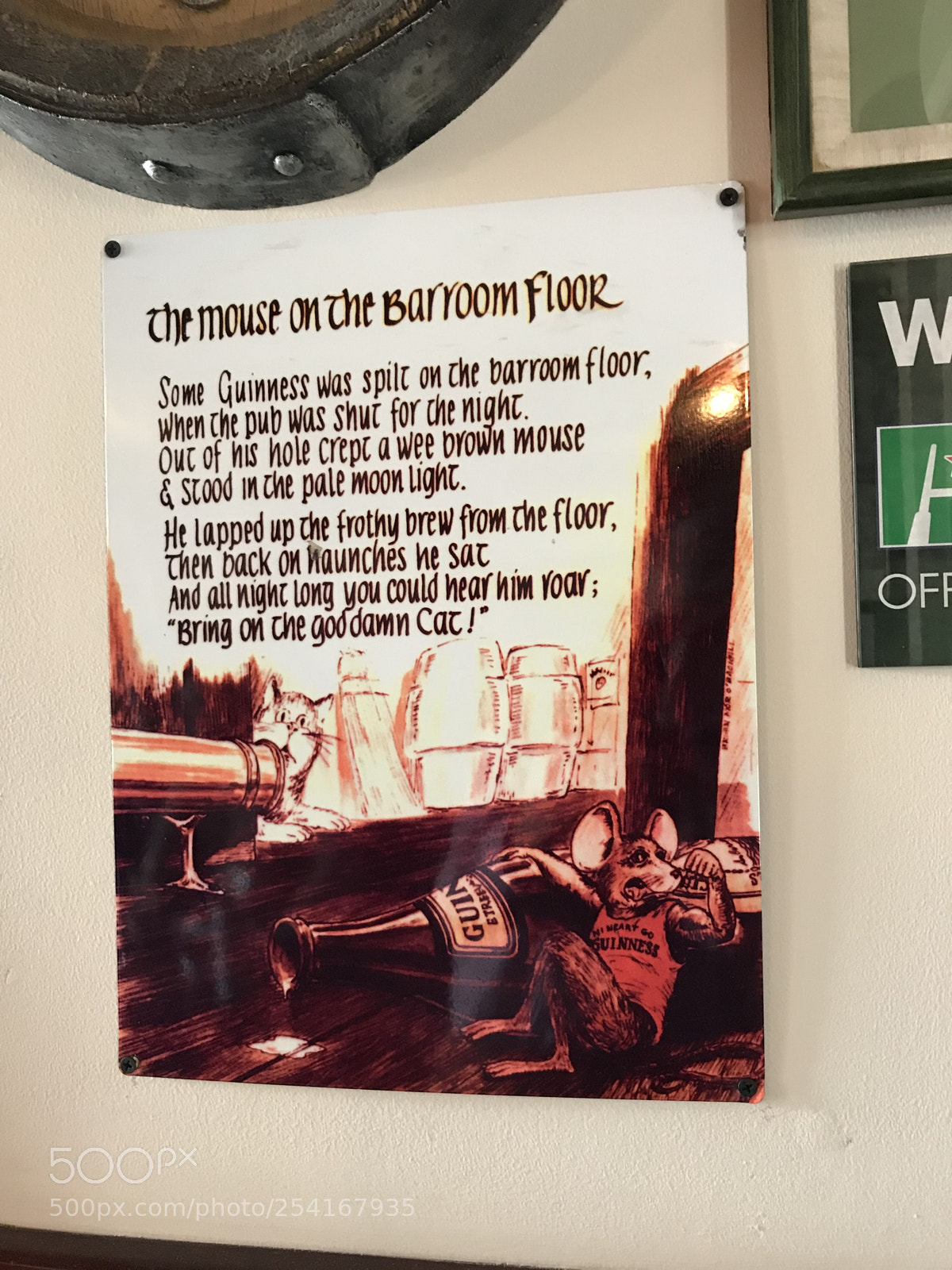 Apple iPhone 7 sample photo. Pub poem photography