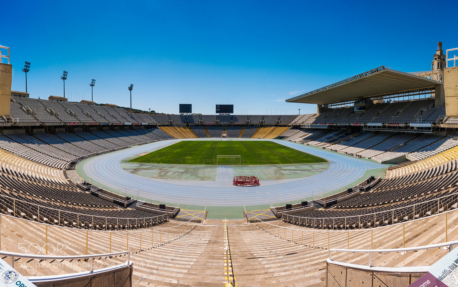 Sony DSC-RX100M5 sample photo. Barcelona olympic stadium photography