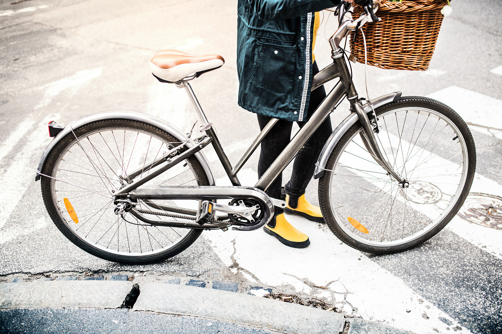 Nikon D5 sample photo. Young woman with bicycle photography