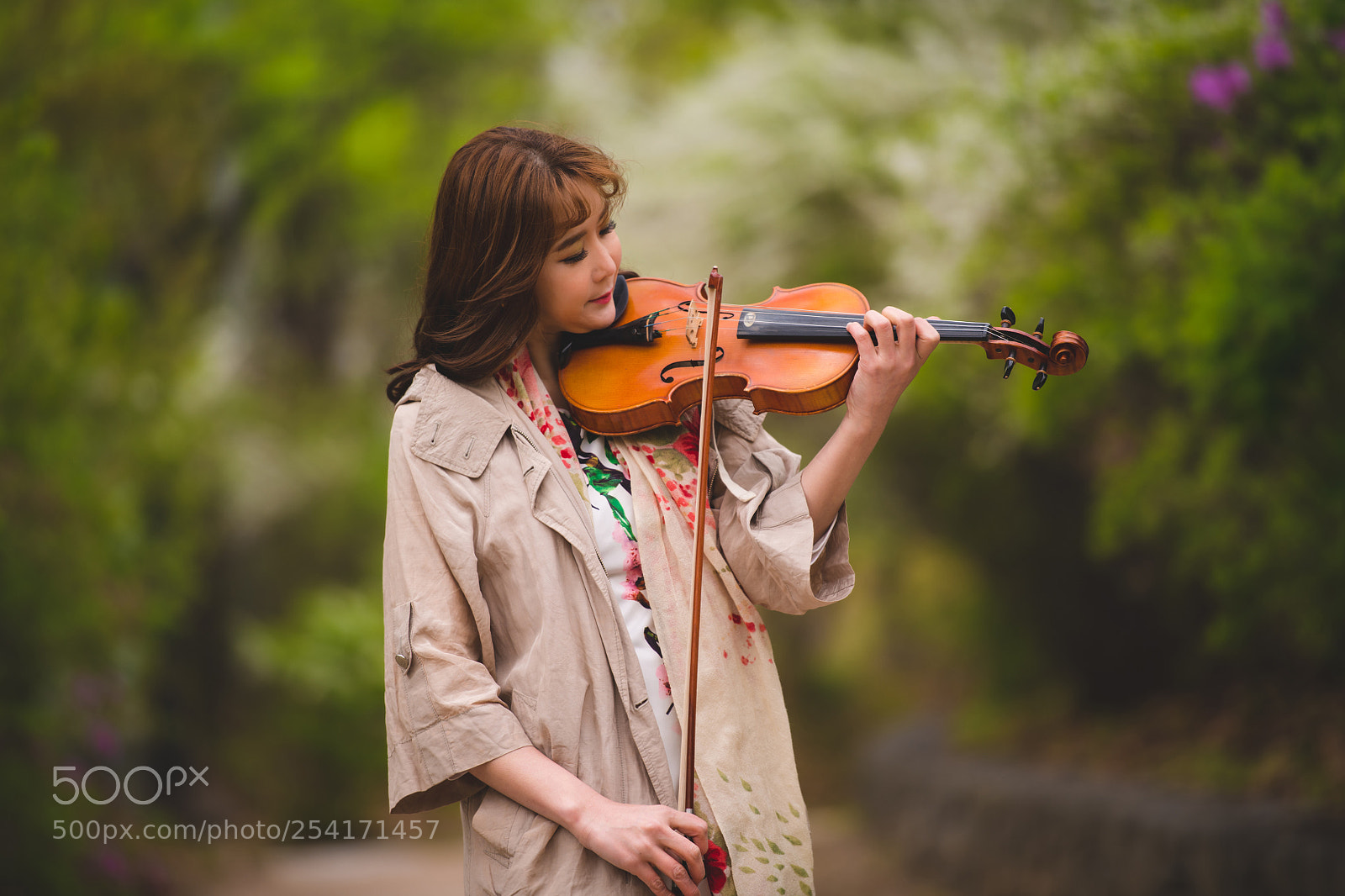 Nikon D850 sample photo. Violinist photography