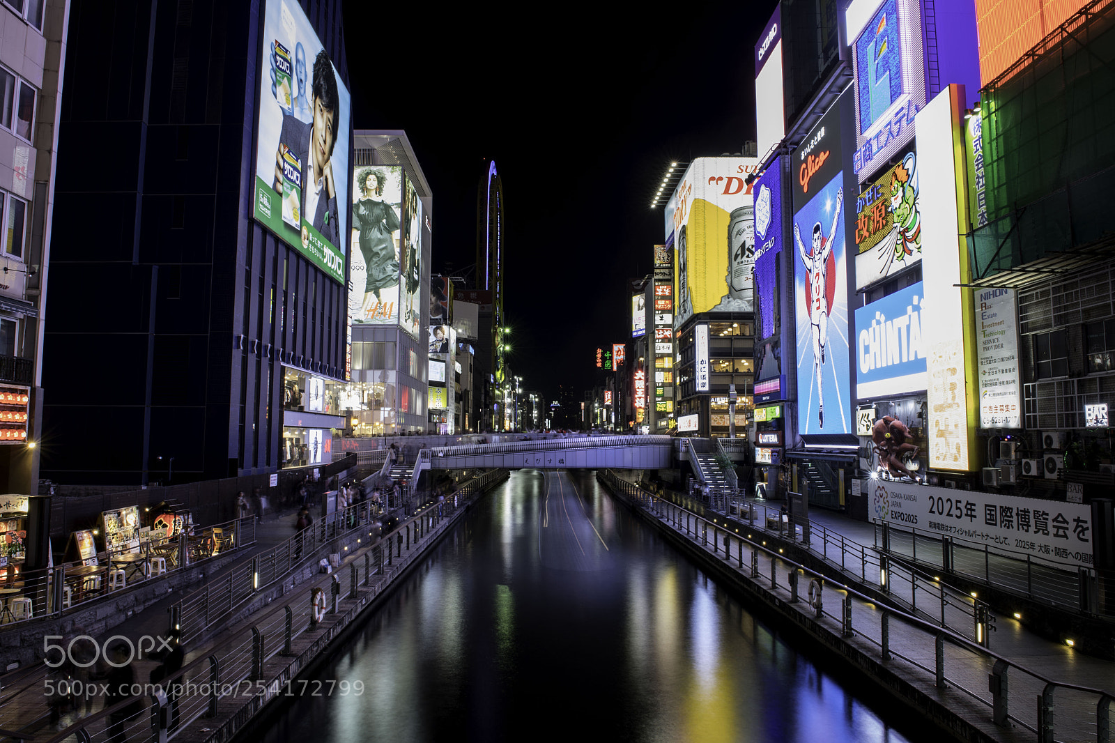 Nikon D5 sample photo. Dotonbori osaka japan photography