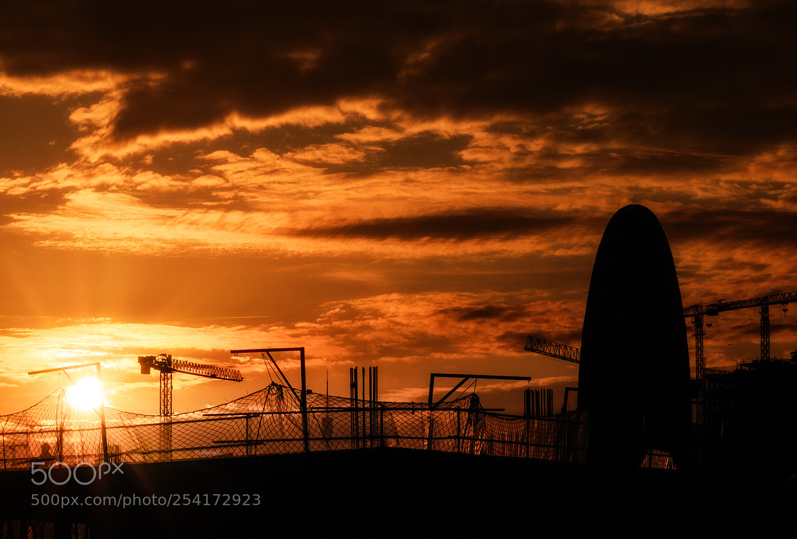 Nikon D300 sample photo. "obras de tarde" photography