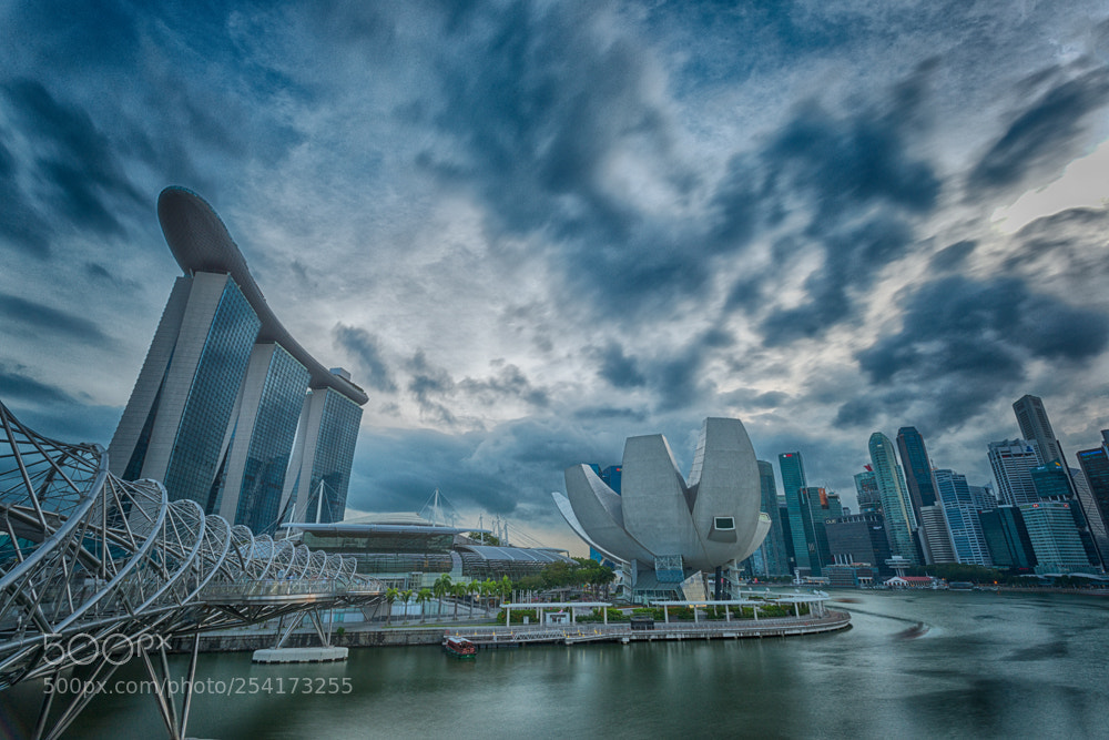 Nikon D800 sample photo. Singapore marina bay sands photography