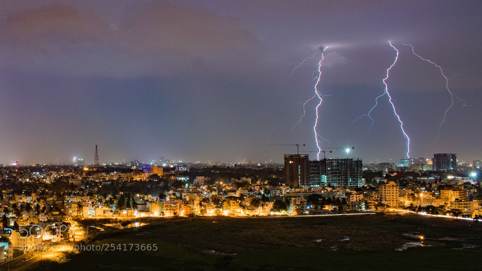 Nikon D5300 sample photo. Thunderstorm photography