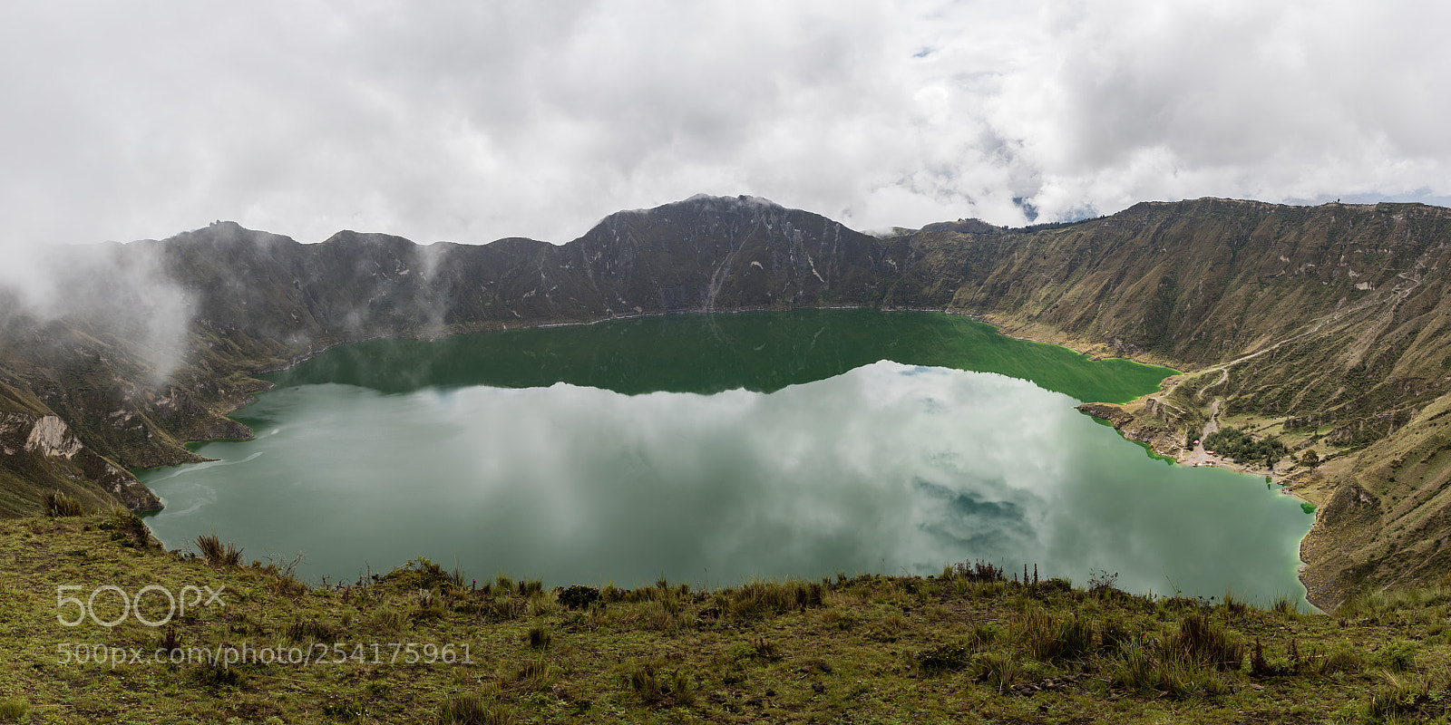 Canon EOS 6D Mark II sample photo. Lake quilotoa, ecuador photography