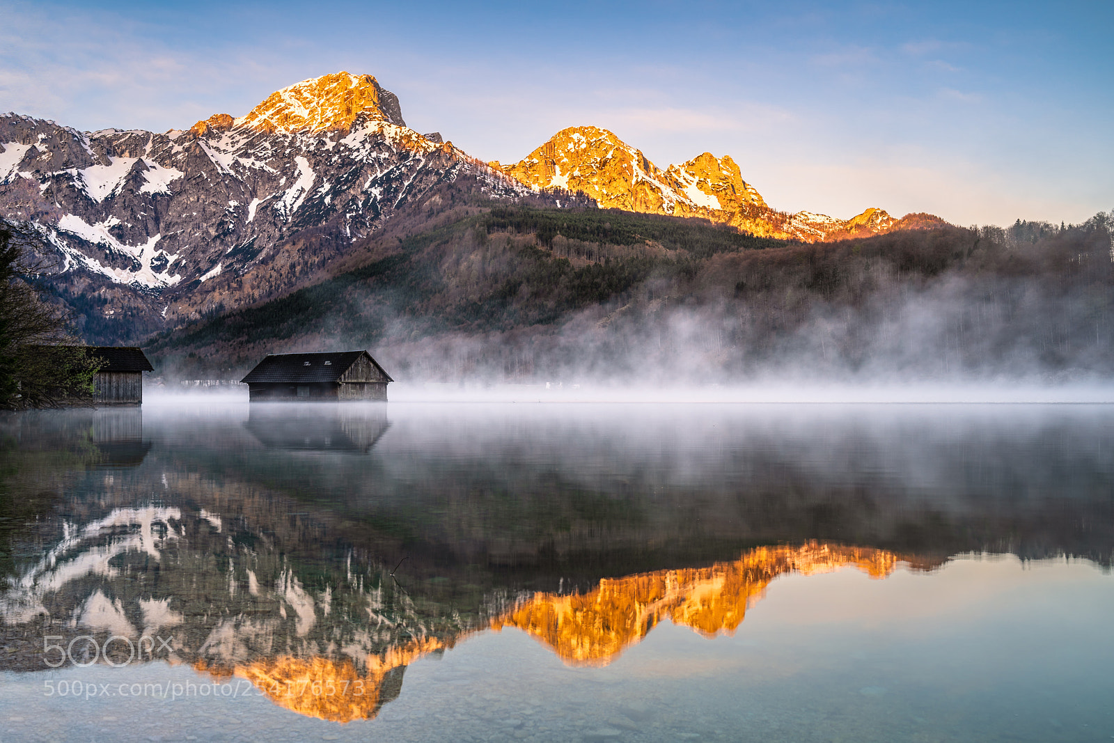 Sony a7 III sample photo. Almsee with morning mist photography