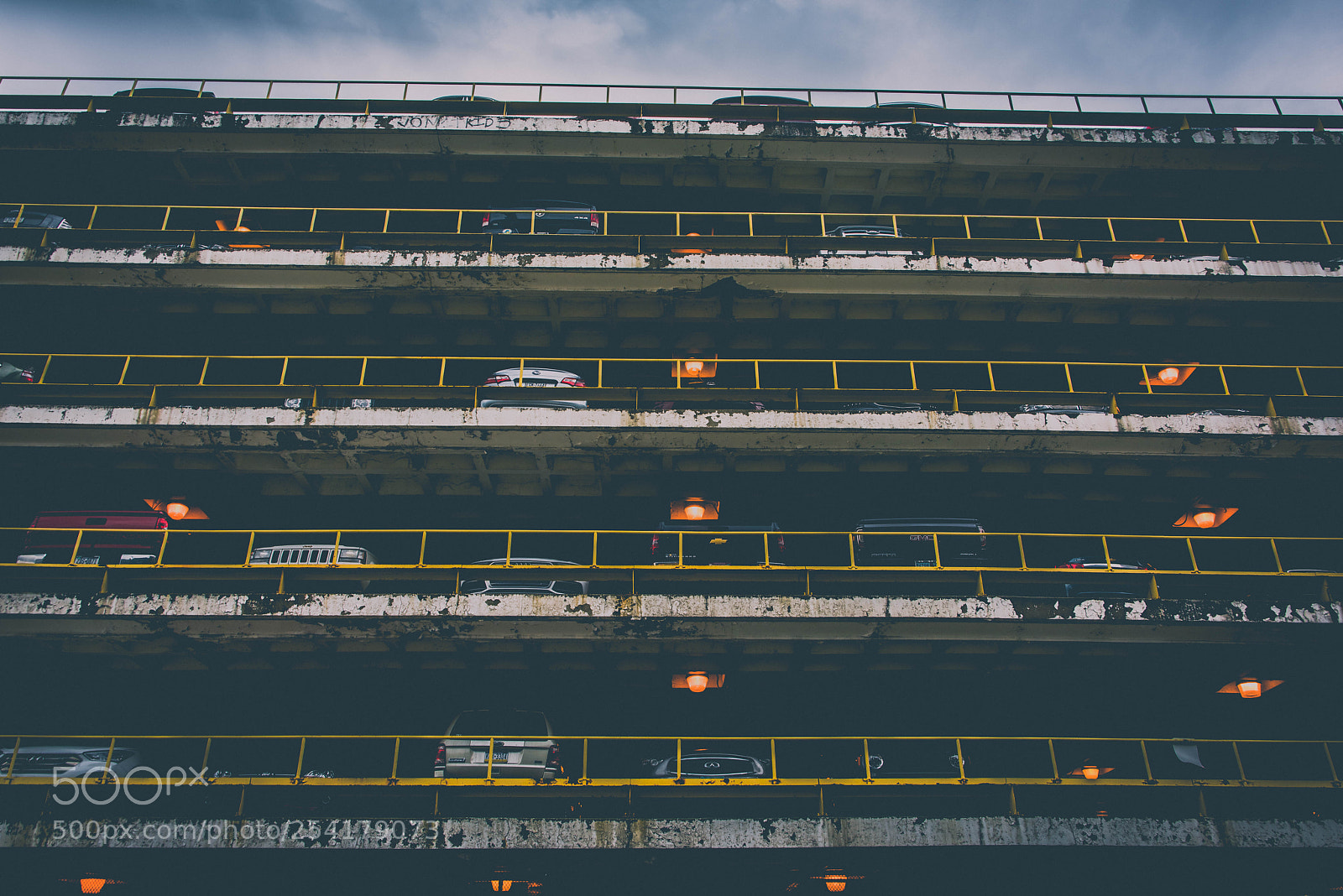 Nikon D810 sample photo. Parking lines photography