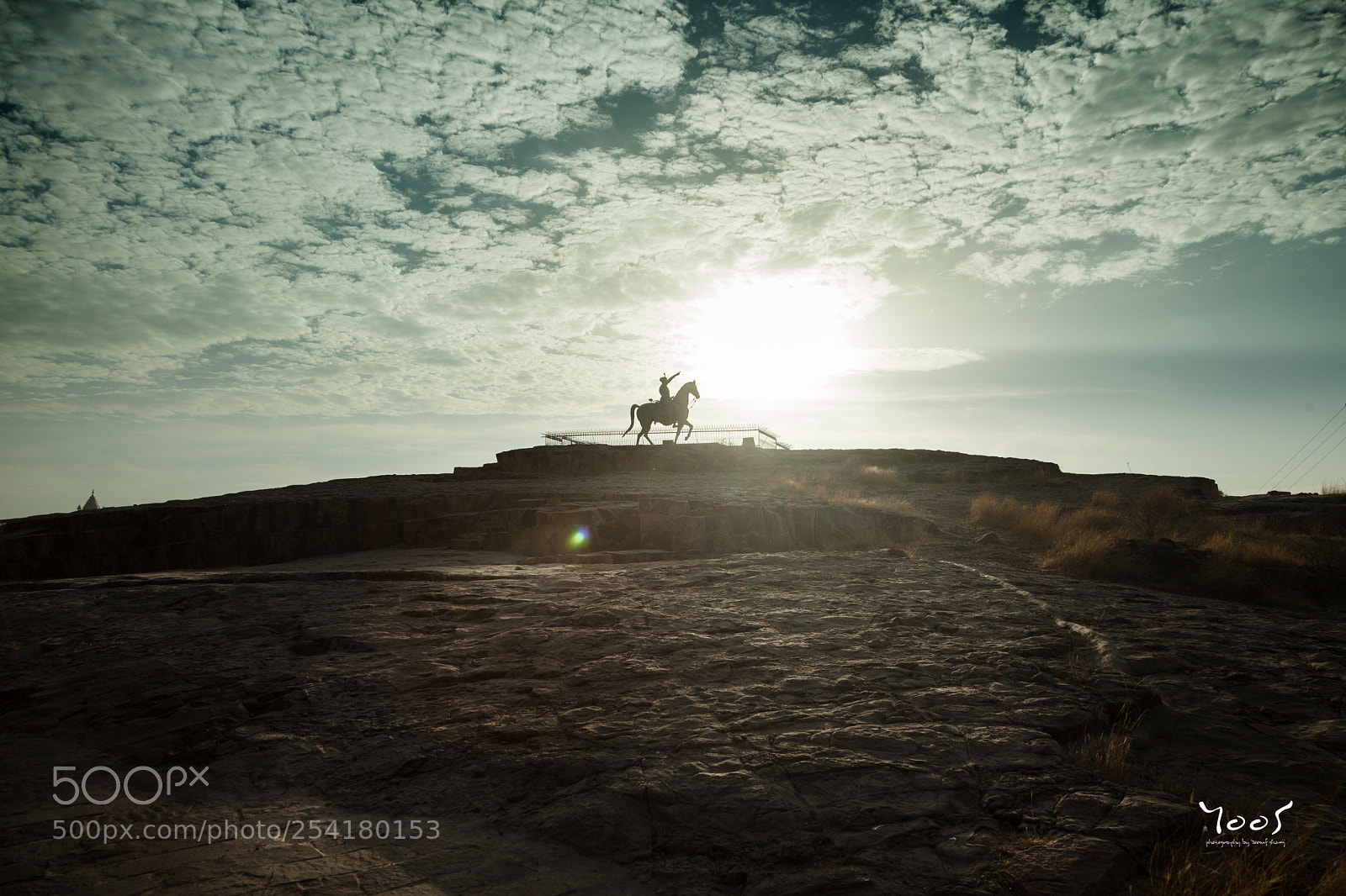 Canon EOS 5D Mark II sample photo. Statue of rao jodha  photography