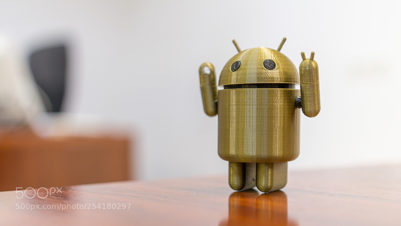 Canon EOS 60D sample photo. Android robot 3d printer photography