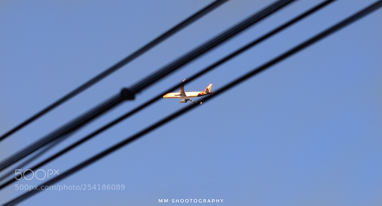 Nikon D610 sample photo. Wired plane photography