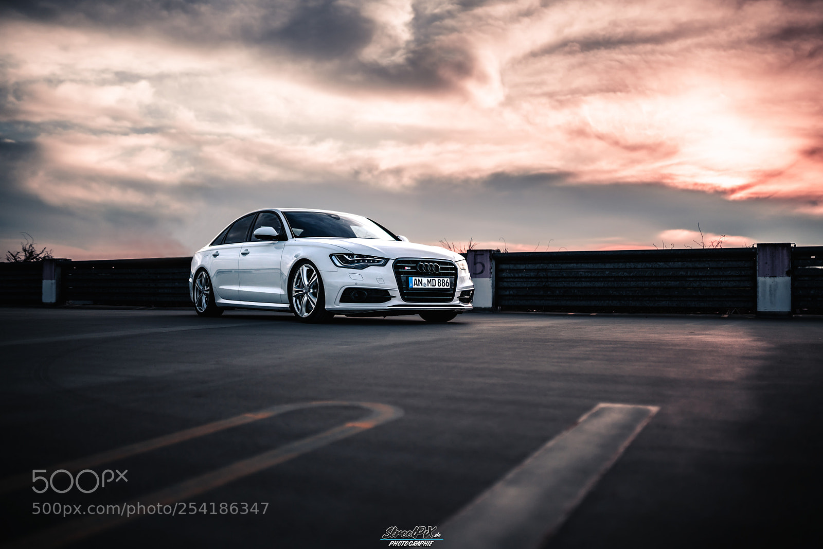 Sony a7R II sample photo. Audi s6 white beast photography