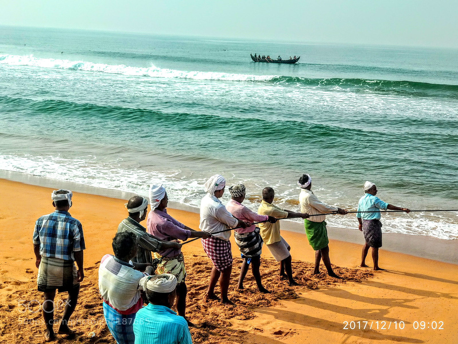 Xiaomi Mi A1 sample photo. Fishermen photography