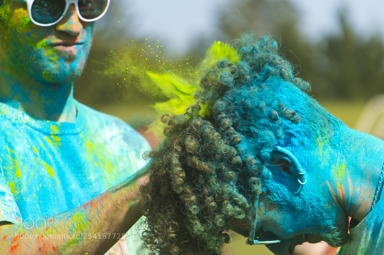 Sony a6300 sample photo. Hair powder photography