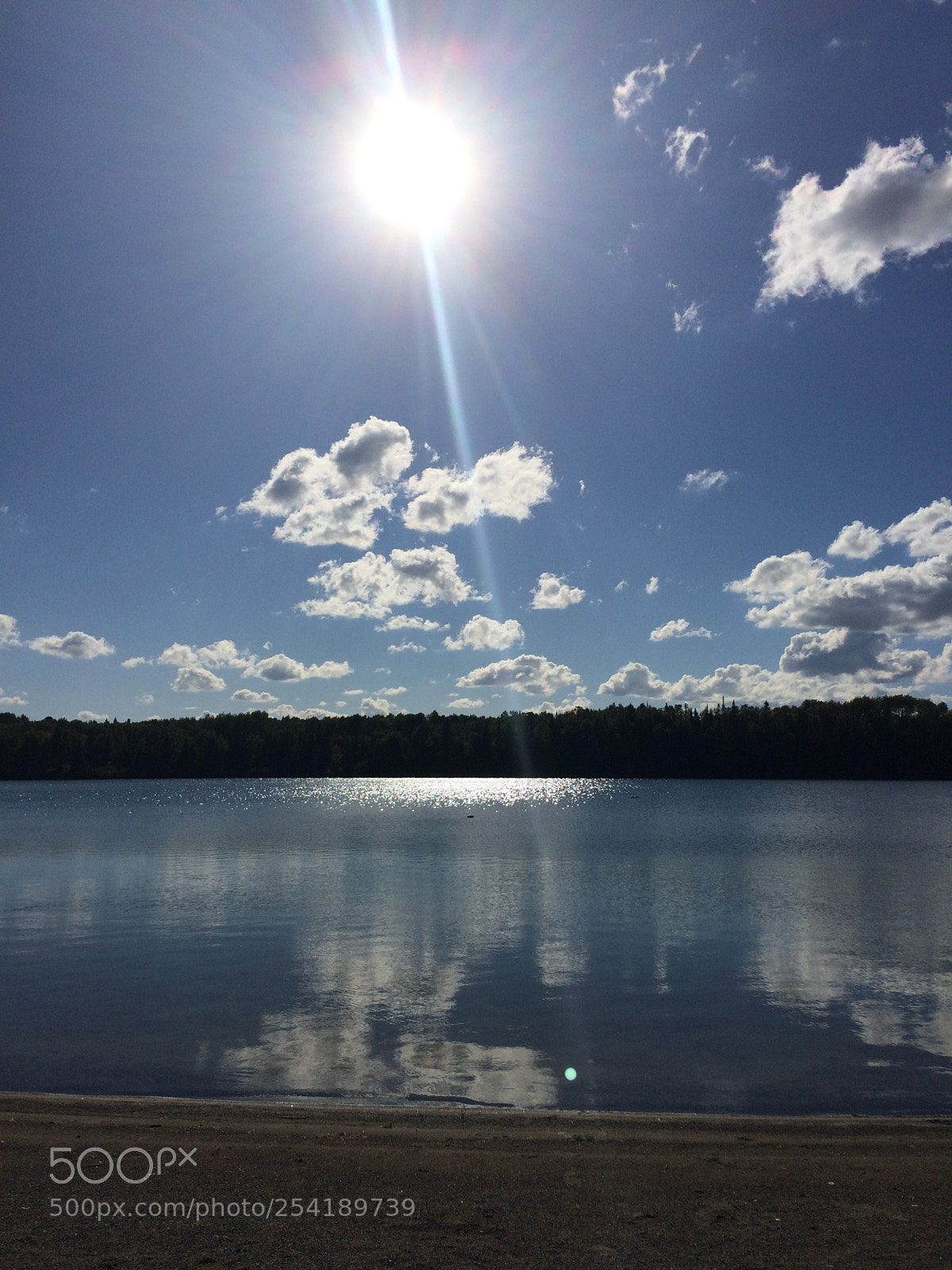 Apple iPhone 5s sample photo. Lake & sky photography