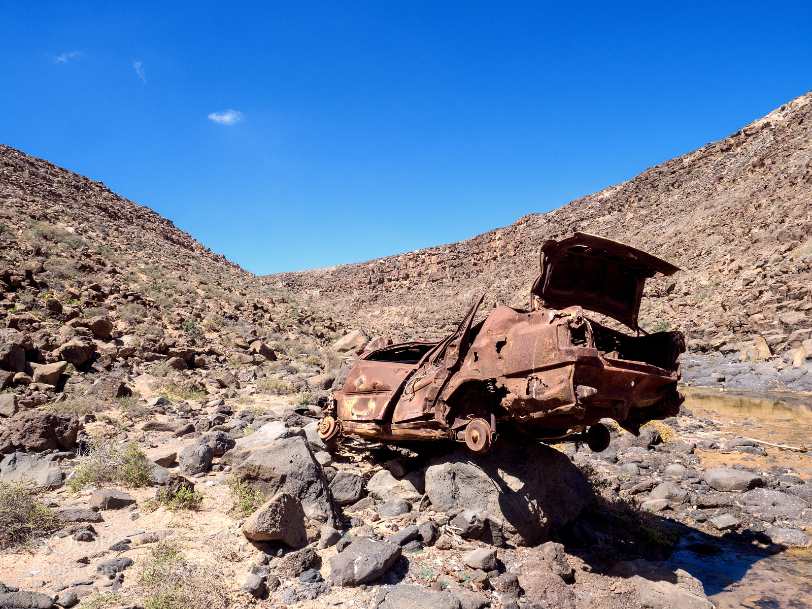 Olympus OM-D E-M1 Mark II sample photo. Abandoned car photography