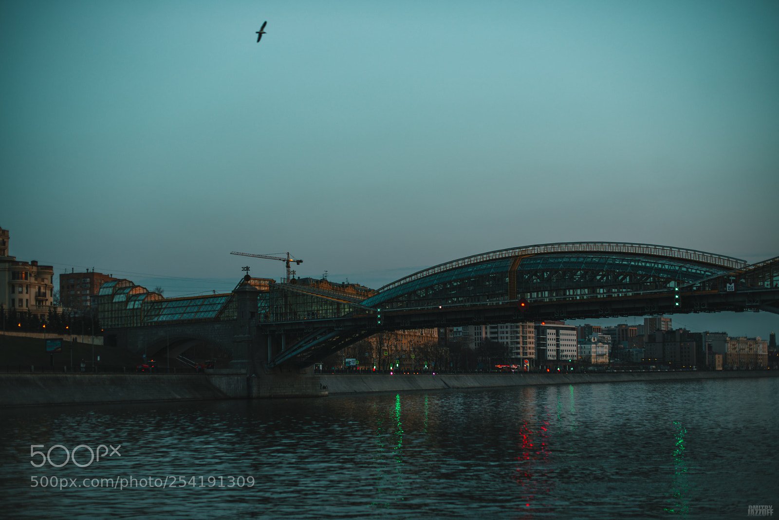 Nikon D610 sample photo. Evening river moscow photography