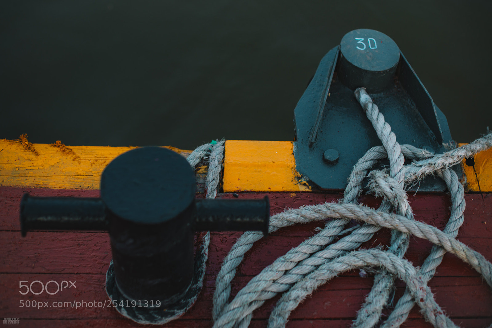 Nikon D610 sample photo. Bitt and rope photography