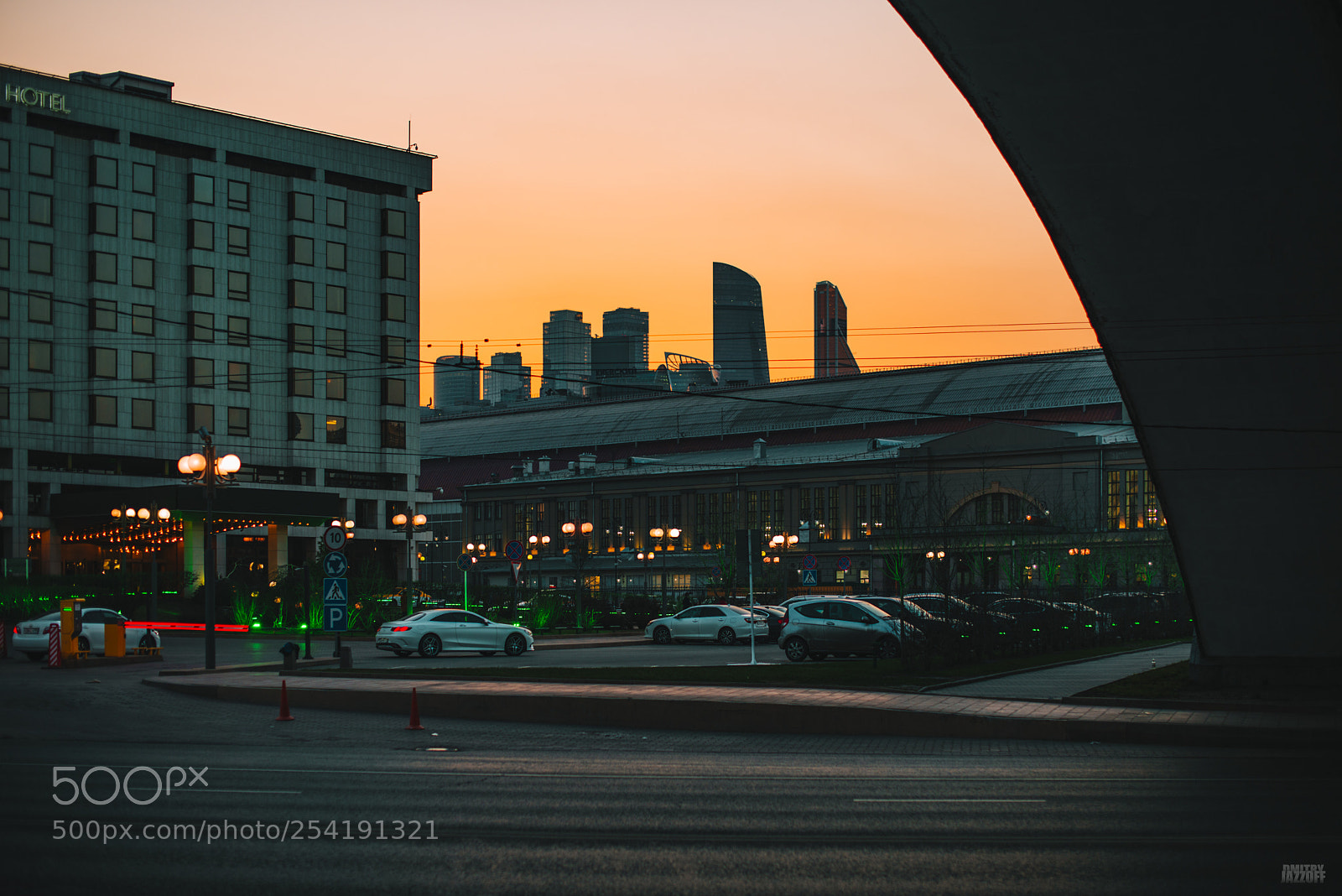 Nikon D610 sample photo. Moscow sunset photography