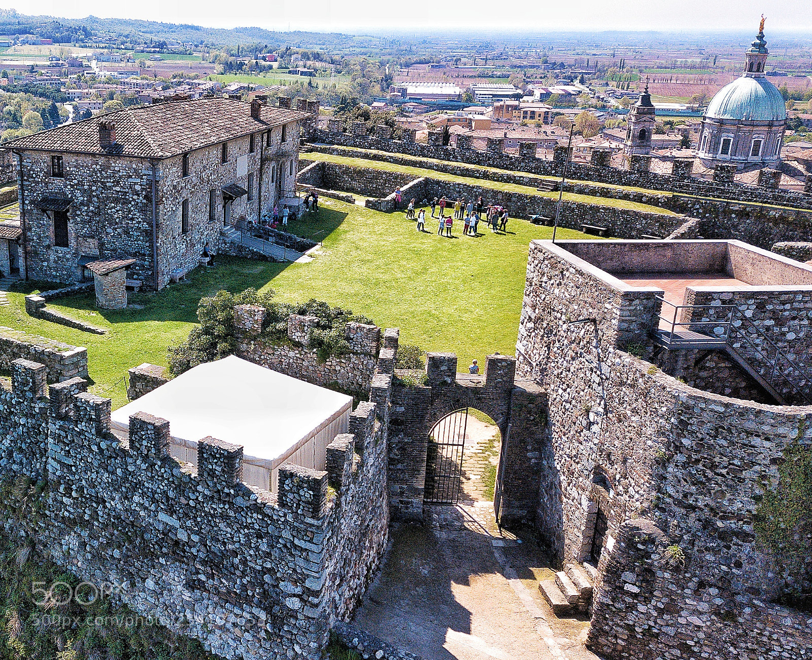 DJI FC220 sample photo. Rocca lonato del garda photography