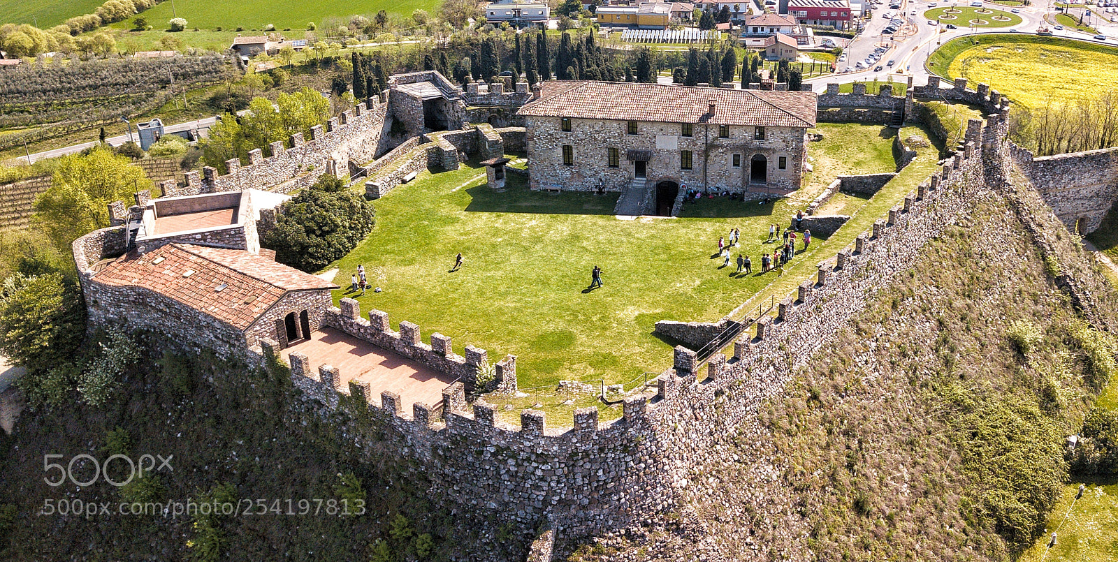 DJI FC220 sample photo. Rocca lonato del garda photography