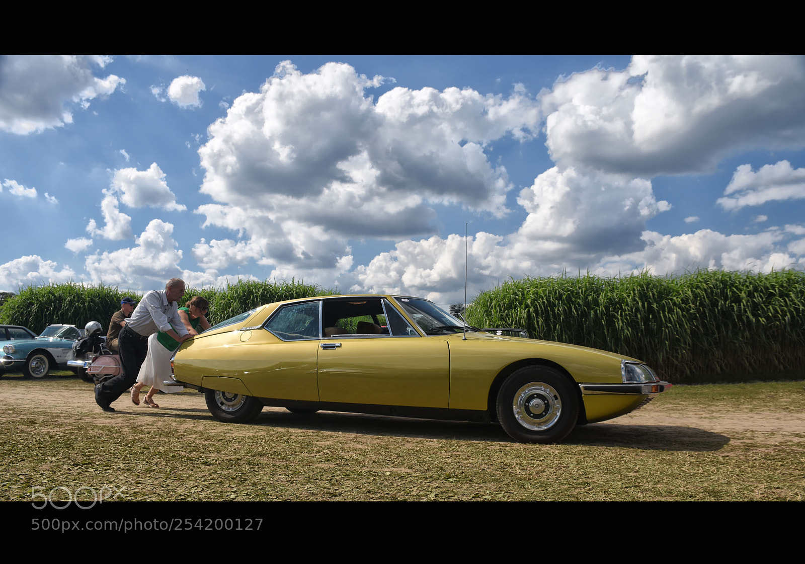 Nikon D7200 sample photo. Citroen sm push car photography