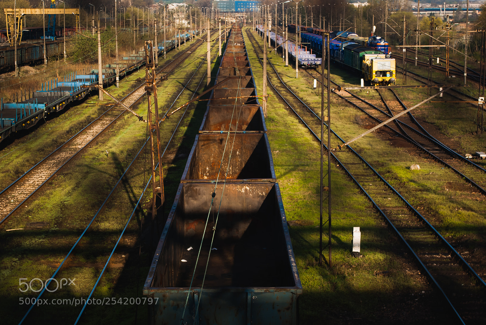 Pentax K10D sample photo. Train photography