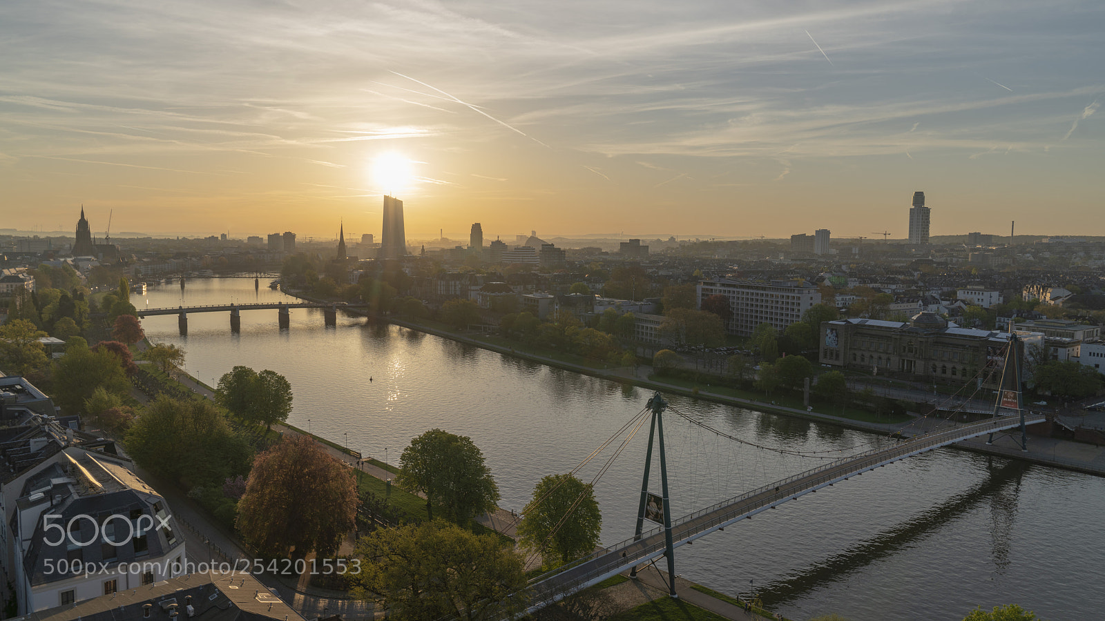 Sony a7R III sample photo. Glowing european central bank photography