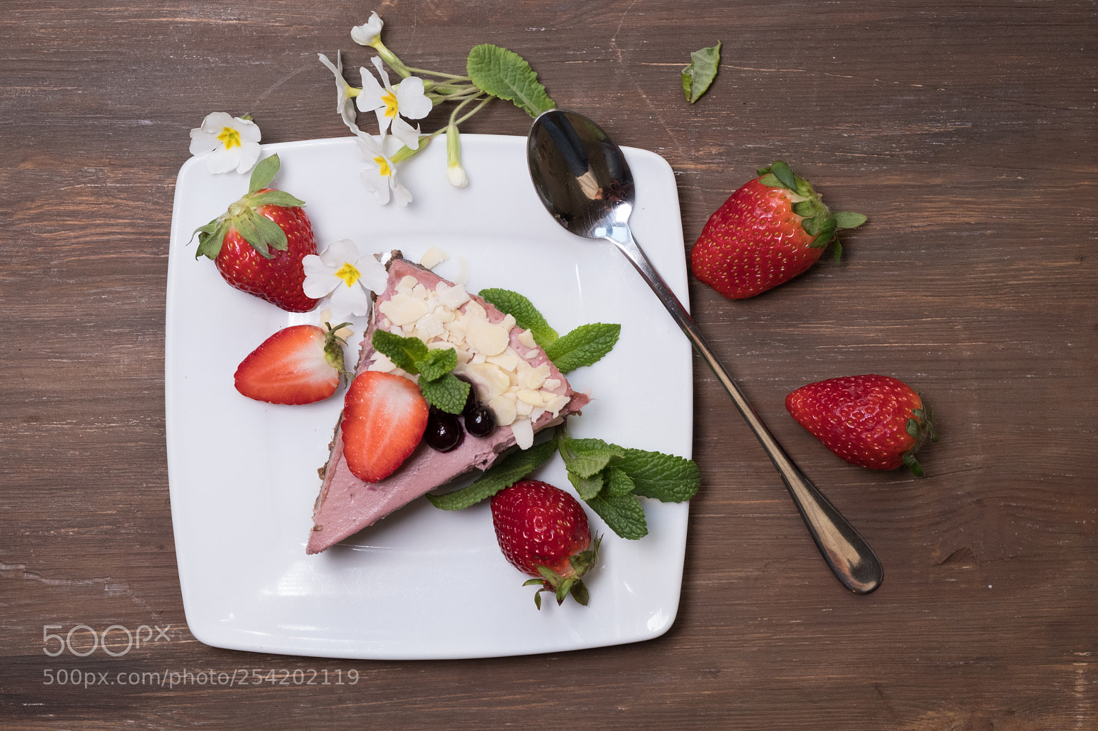 Fujifilm X-T2 sample photo. Strawberry cheesecake on black photography