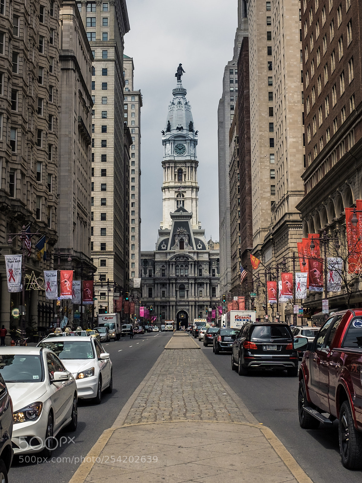 Fujifilm X100S sample photo. Town hall philadelphia photography