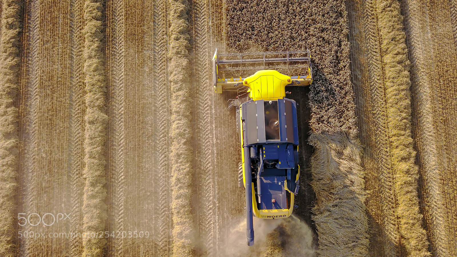 DJI FC220 sample photo. Harvesting photography