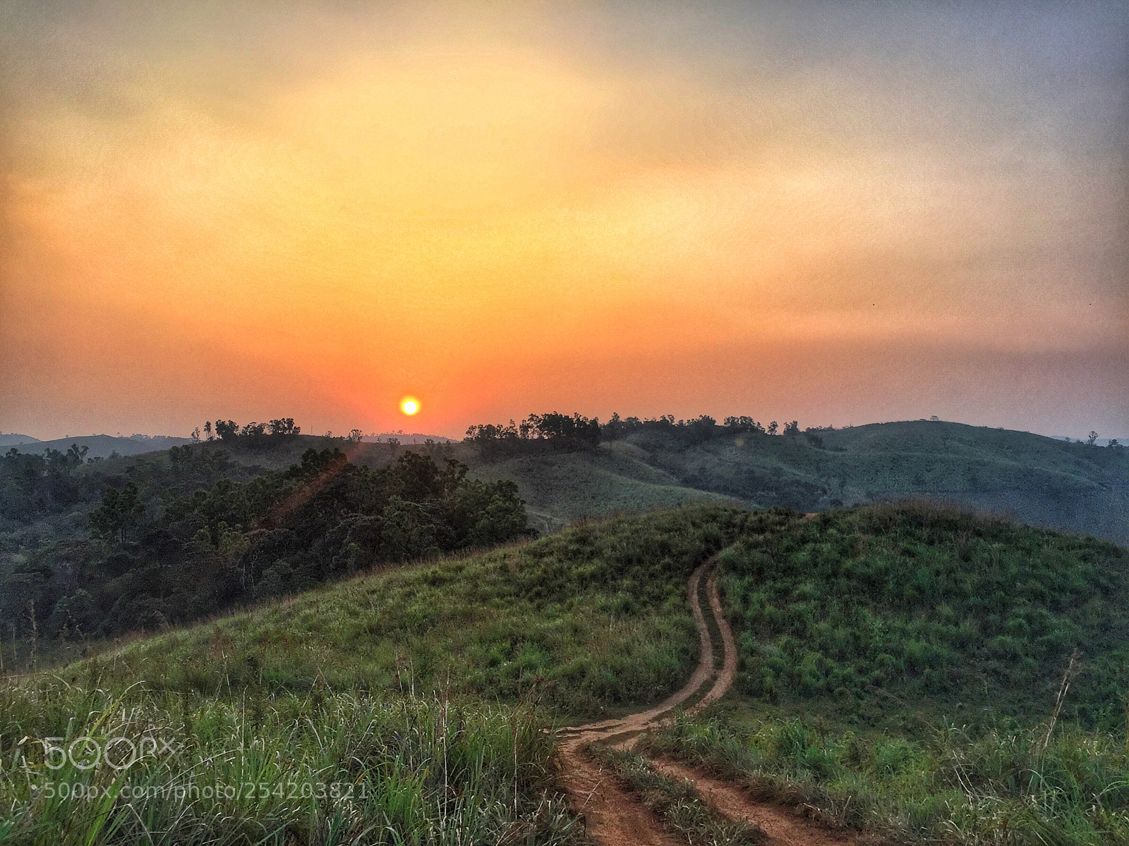 Apple iPhone 6 sample photo. Sunset, from a mountain photography