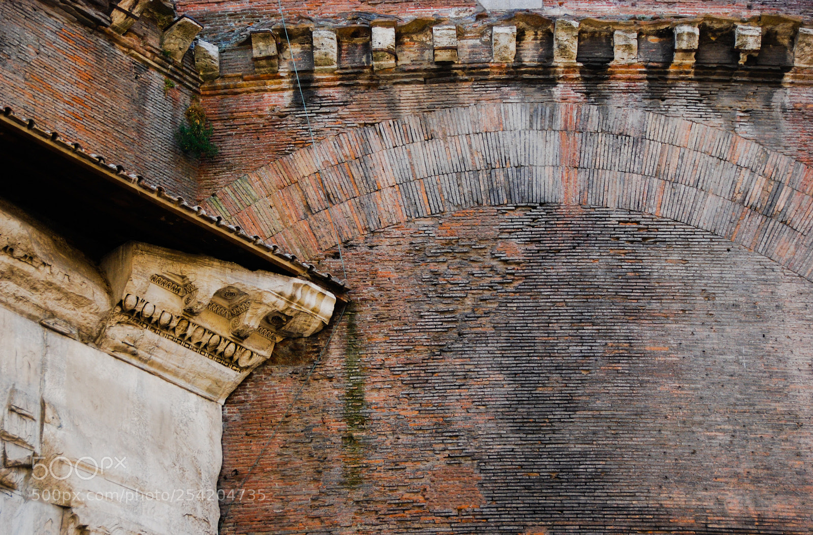 Nikon D80 sample photo. Pantheon brick photography