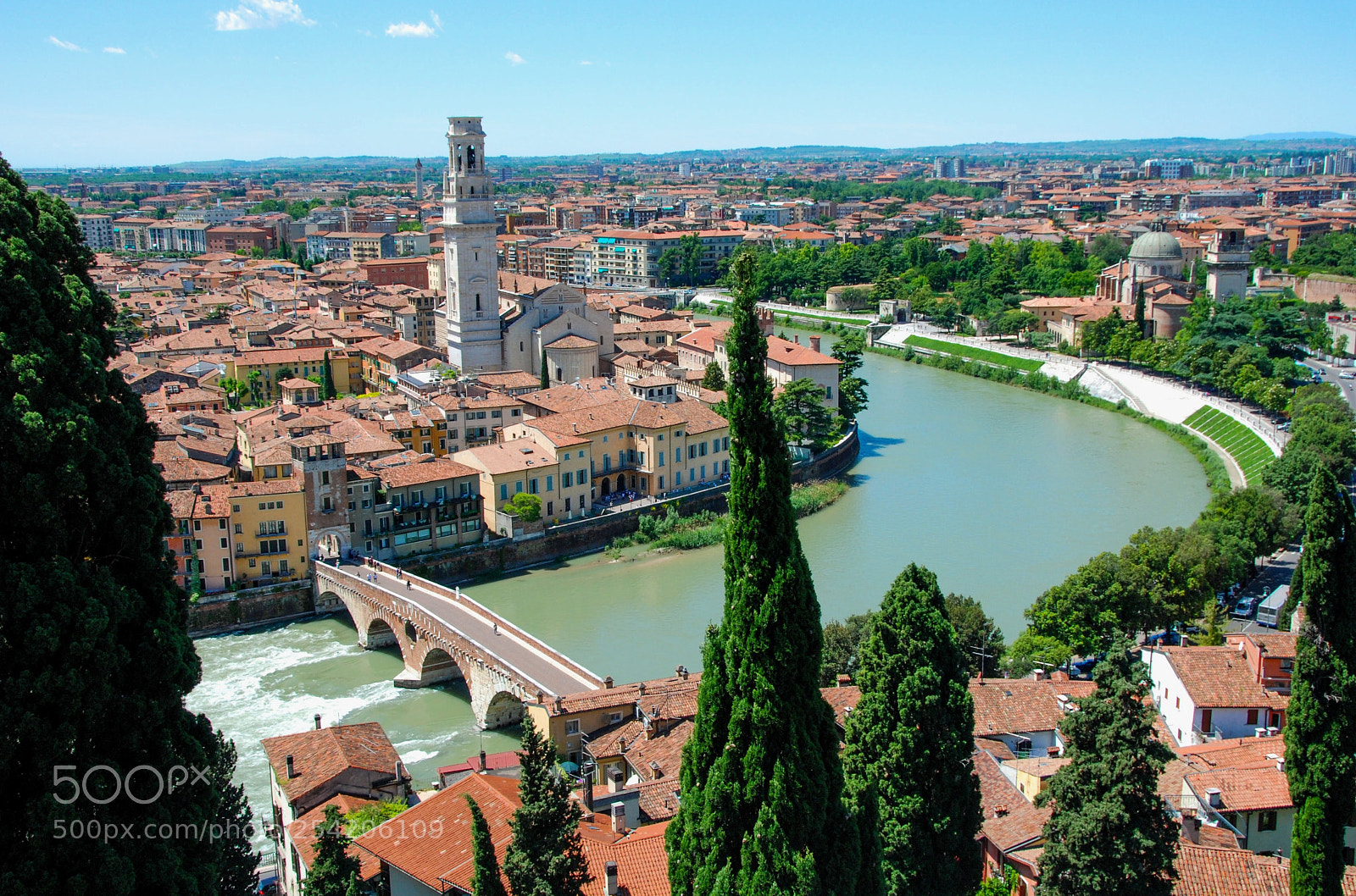 Nikon D80 sample photo. View from castel san photography