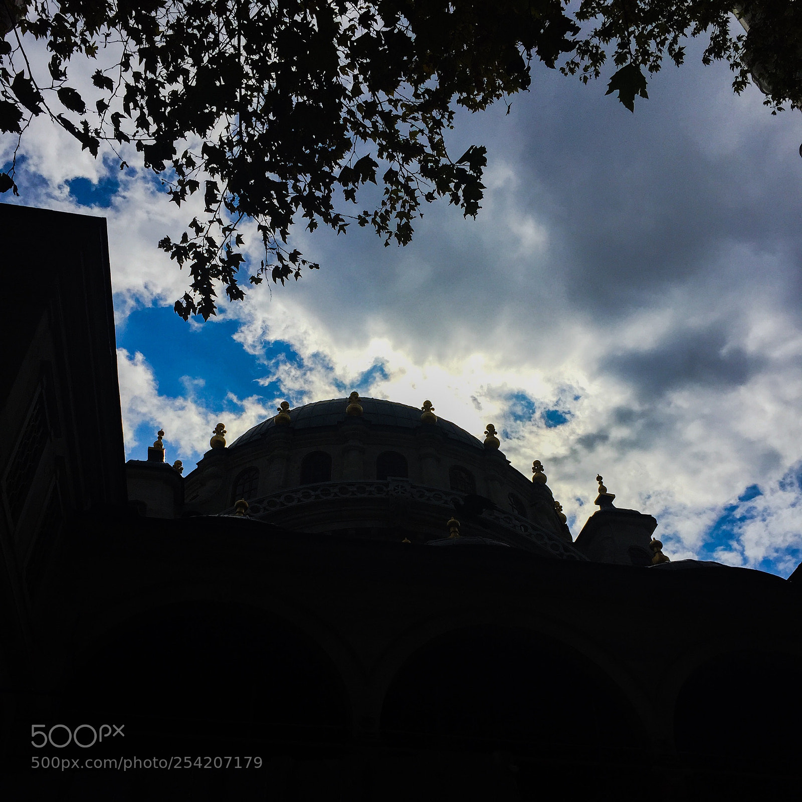 Apple iPhone 6 sample photo. Clouds and mosque  photography