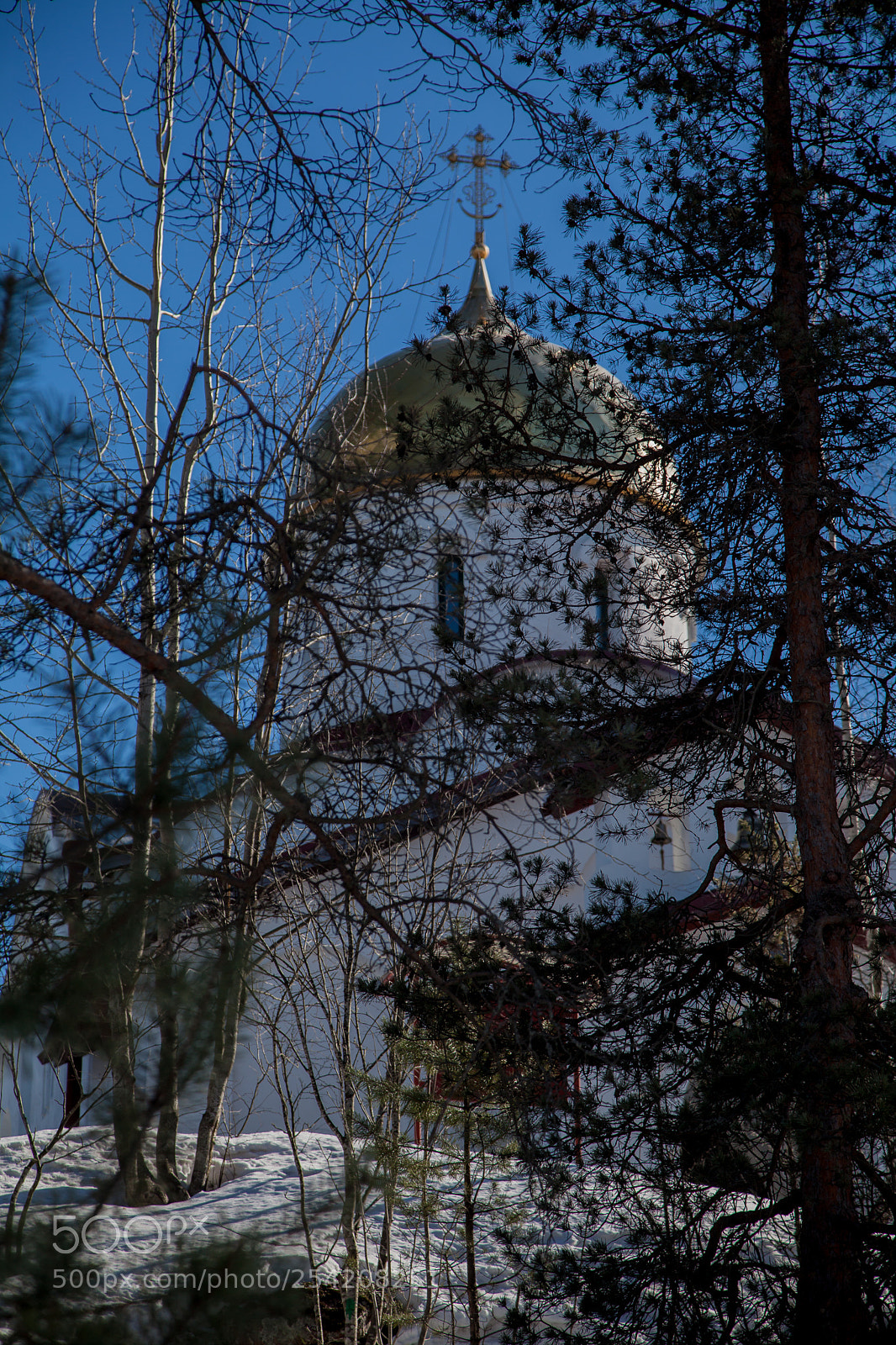 Canon EOS 5D Mark II sample photo. Christian church against the photography
