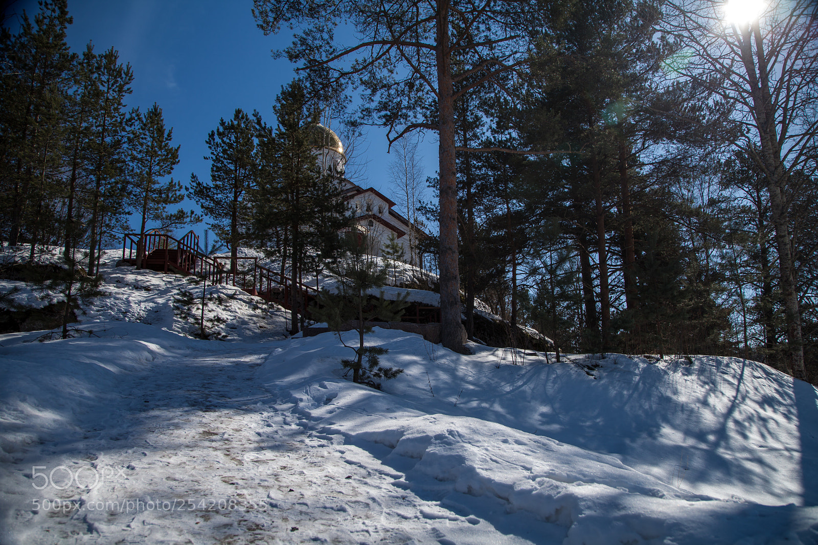Canon EOS 5D Mark II sample photo. Christian church against the photography