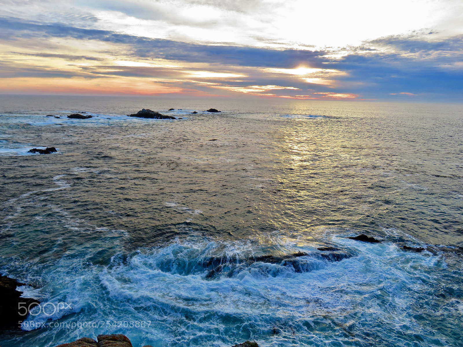 Canon PowerShot SX710 HS sample photo. Point lobos sunset photography