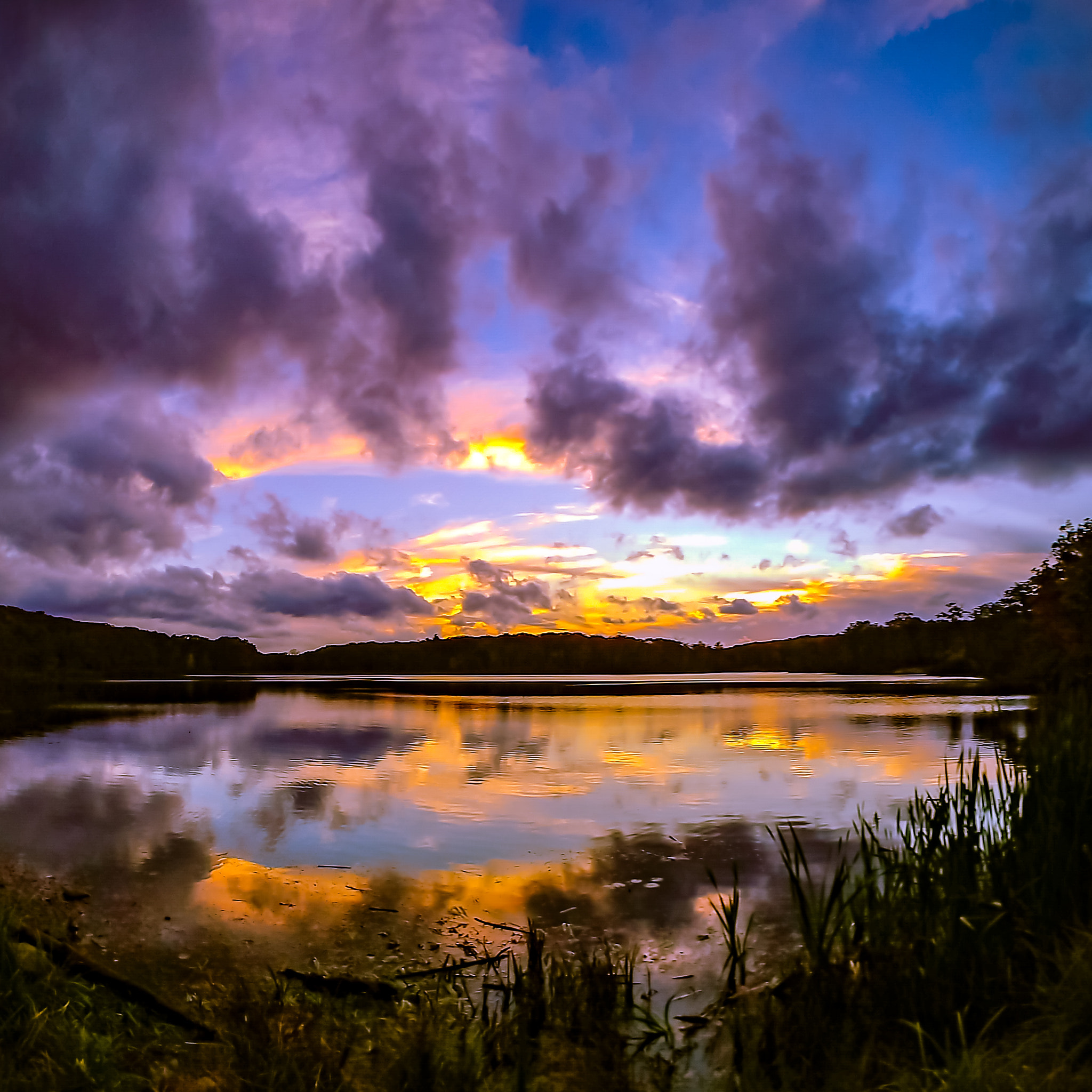 LG V30 sample photo. Lake skannatati sunset photography