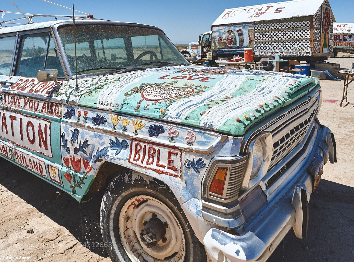 Nikon D700 sample photo. Salvation mountain photography