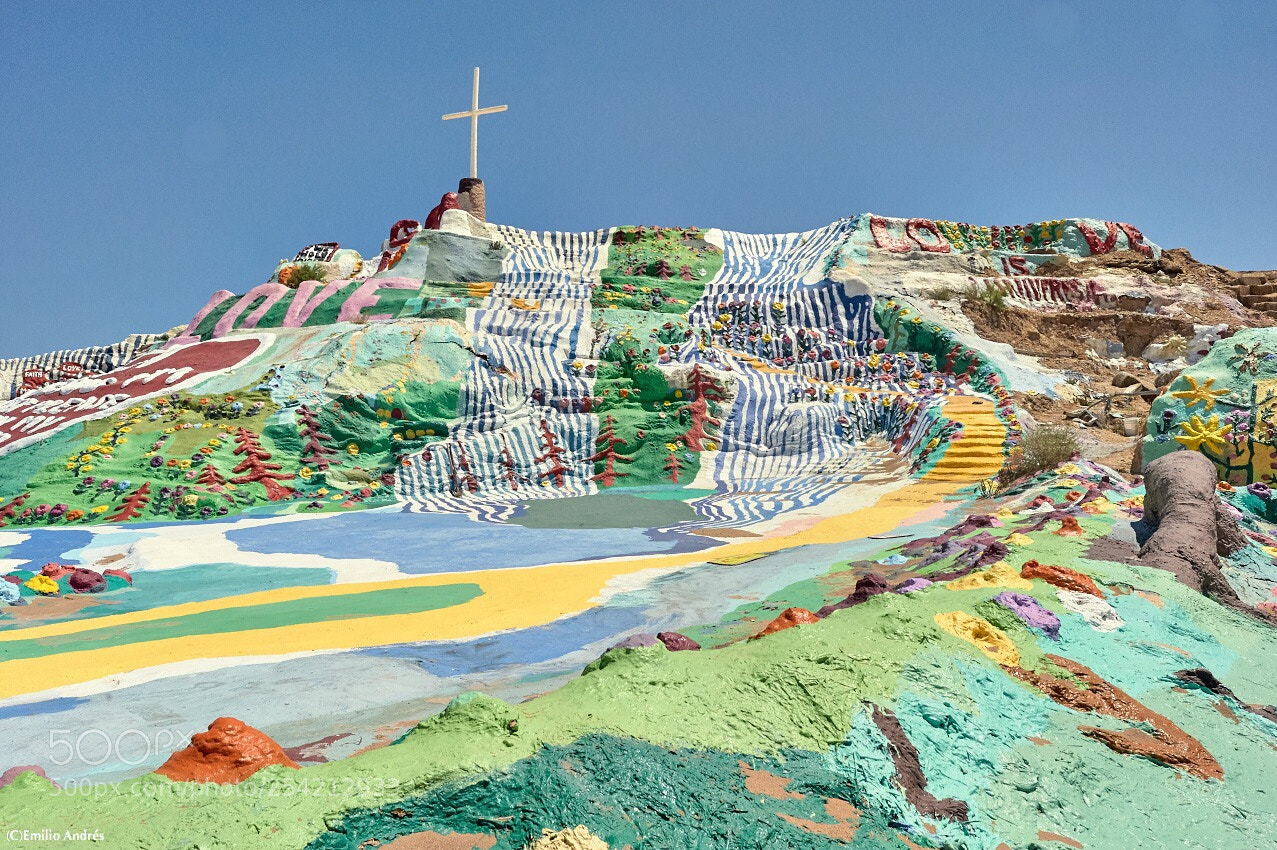 Nikon D700 sample photo. Salvation mountain photography